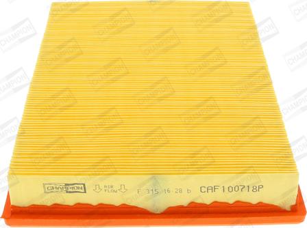 Champion CAF100718P - Filtro aria www.autoricambi360.it