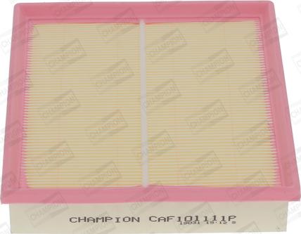 Champion CAF101111P - Filtro aria www.autoricambi360.it