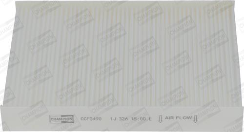 Champion CCF0490 - Filtro, Aria abitacolo www.autoricambi360.it