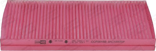 Champion CCF0015B - Filtro, Aria abitacolo www.autoricambi360.it