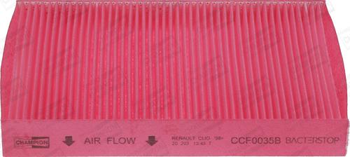 Champion CCF0035B - Filtro, Aria abitacolo www.autoricambi360.it