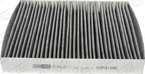 Champion CCF0109C - Filtro, Aria abitacolo www.autoricambi360.it