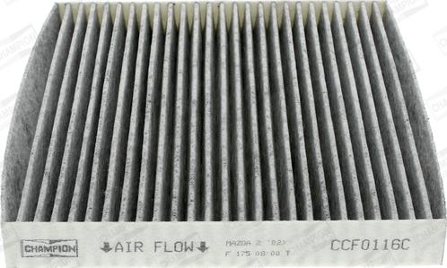 Champion CCF0116C - Filtro, Aria abitacolo www.autoricambi360.it