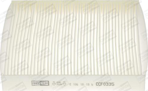 Champion CCF0335 - Filtro, Aria abitacolo www.autoricambi360.it