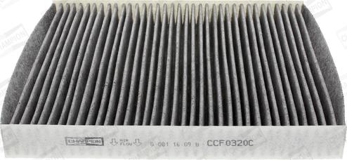 Champion CCF0320C - Filtro, Aria abitacolo www.autoricambi360.it