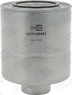 Champion CFF100481 - Filtro carburante www.autoricambi360.it