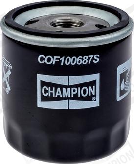 Champion COF100687S - Filtro olio www.autoricambi360.it