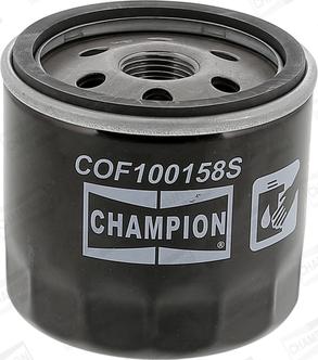 Champion COF100158S - Filtro olio www.autoricambi360.it