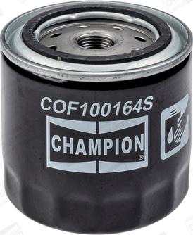 Champion COF100164S - Filtro olio www.autoricambi360.it