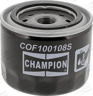 Champion COF100108S - Filtro olio www.autoricambi360.it