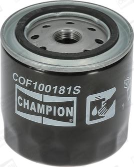 Champion COF100181S - Filtro olio www.autoricambi360.it