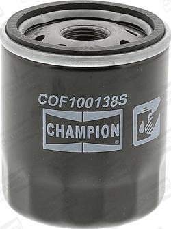 Champion COF100138S - Filtro olio www.autoricambi360.it