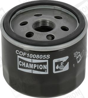 Champion COF100805S - Filtro olio www.autoricambi360.it