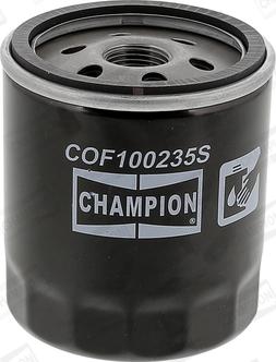 Champion COF100235S - Filtro olio www.autoricambi360.it
