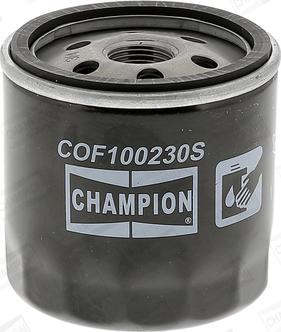 Champion COF100230S - Filtro olio www.autoricambi360.it