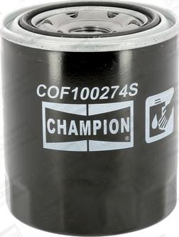 Champion COF100274S - Filtro olio www.autoricambi360.it