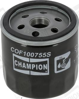 Champion COF100755S - Filtro olio www.autoricambi360.it