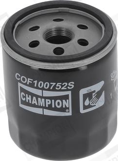 Champion COF100752S - Filtro olio www.autoricambi360.it
