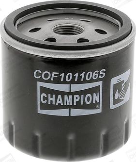 Champion COF101106S - Filtro olio www.autoricambi360.it