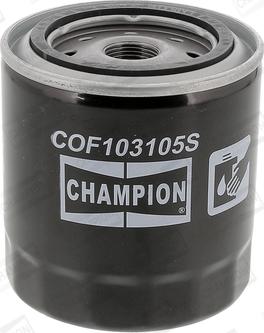 Champion COF103105S - Filtro olio www.autoricambi360.it