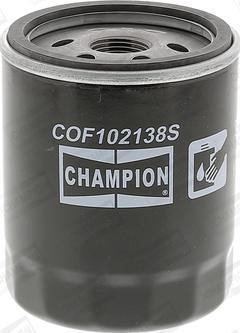 Champion COF102138S - Filtro olio www.autoricambi360.it