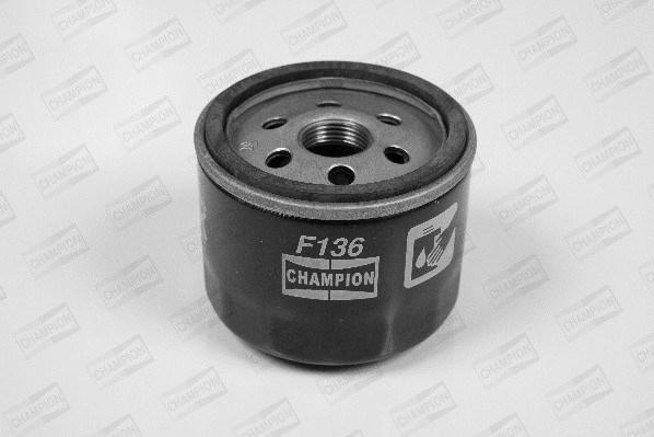 Champion F136/606 - Filtro olio www.autoricambi360.it