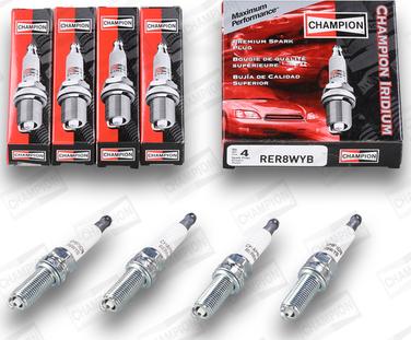 Champion RER8WYB - Candela accensione www.autoricambi360.it