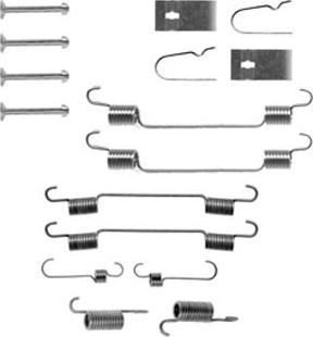 Cifam -911-0 - Kit accessori, Ganasce freno www.autoricambi360.it