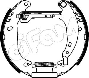 Cifam 151-098 - Kit ganasce freno www.autoricambi360.it