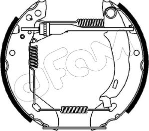 Cifam 151-048 - Kit ganasce freno www.autoricambi360.it