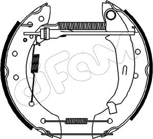 Cifam 151-095 - Kit ganasce freno www.autoricambi360.it