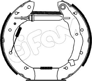 Cifam 151-067 - Kit ganasce freno www.autoricambi360.it