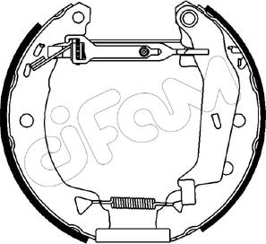 Cifam 151-016 - Kit ganasce freno www.autoricambi360.it