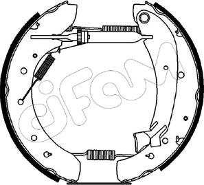 Cifam 151-169 - Kit ganasce freno www.autoricambi360.it