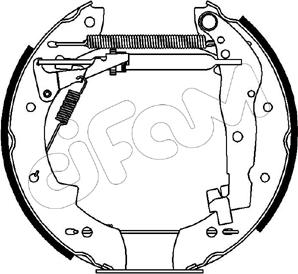 Cifam 151-072 - Kit ganasce freno www.autoricambi360.it