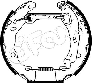 Cifam 151-155 - Kit ganasce freno www.autoricambi360.it
