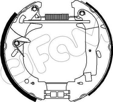 Cifam 151-312 - Kit ganasce freno www.autoricambi360.it