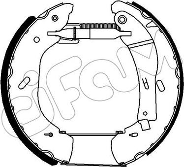 Cifam 151-271 - Kit ganasce freno www.autoricambi360.it