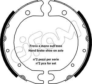 Cifam 153-440 - Kit ganasce, Freno stazionamento www.autoricambi360.it