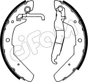 Cifam 153-464 - Kit ganasce freno www.autoricambi360.it