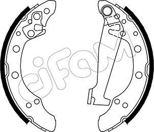 Cifam 153-468 - Kit ganasce freno www.autoricambi360.it