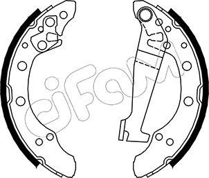 Cifam 153-462 - Kit ganasce freno www.autoricambi360.it