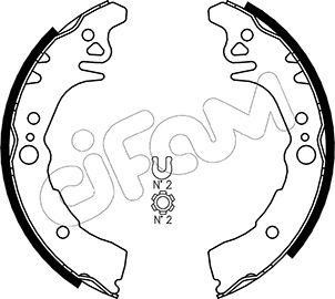 Cifam 153-436 - Kit ganasce freno www.autoricambi360.it