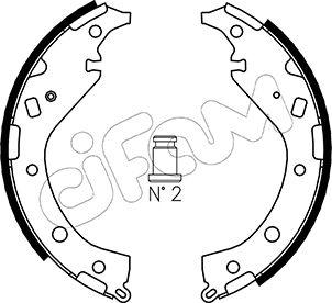 Cifam 153-437 - Kit ganasce freno www.autoricambi360.it