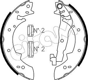 Cifam 153-475 - Kit ganasce freno www.autoricambi360.it