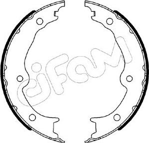 Cifam 153-541 - Kit ganasce, Freno stazionamento www.autoricambi360.it