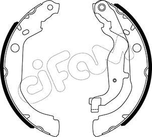 Cifam 153-535 - Kit ganasce freno www.autoricambi360.it