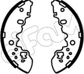 Cifam 153-696 - Kit ganasce freno www.autoricambi360.it