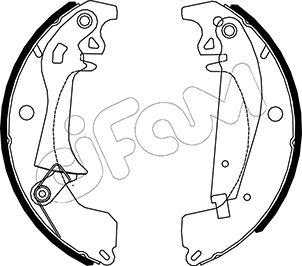 Cifam 153-624Y - Kit ganasce freno www.autoricambi360.it