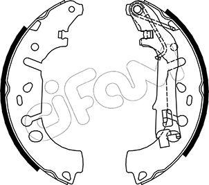 Cifam 153-093 - Kit ganasce freno www.autoricambi360.it
